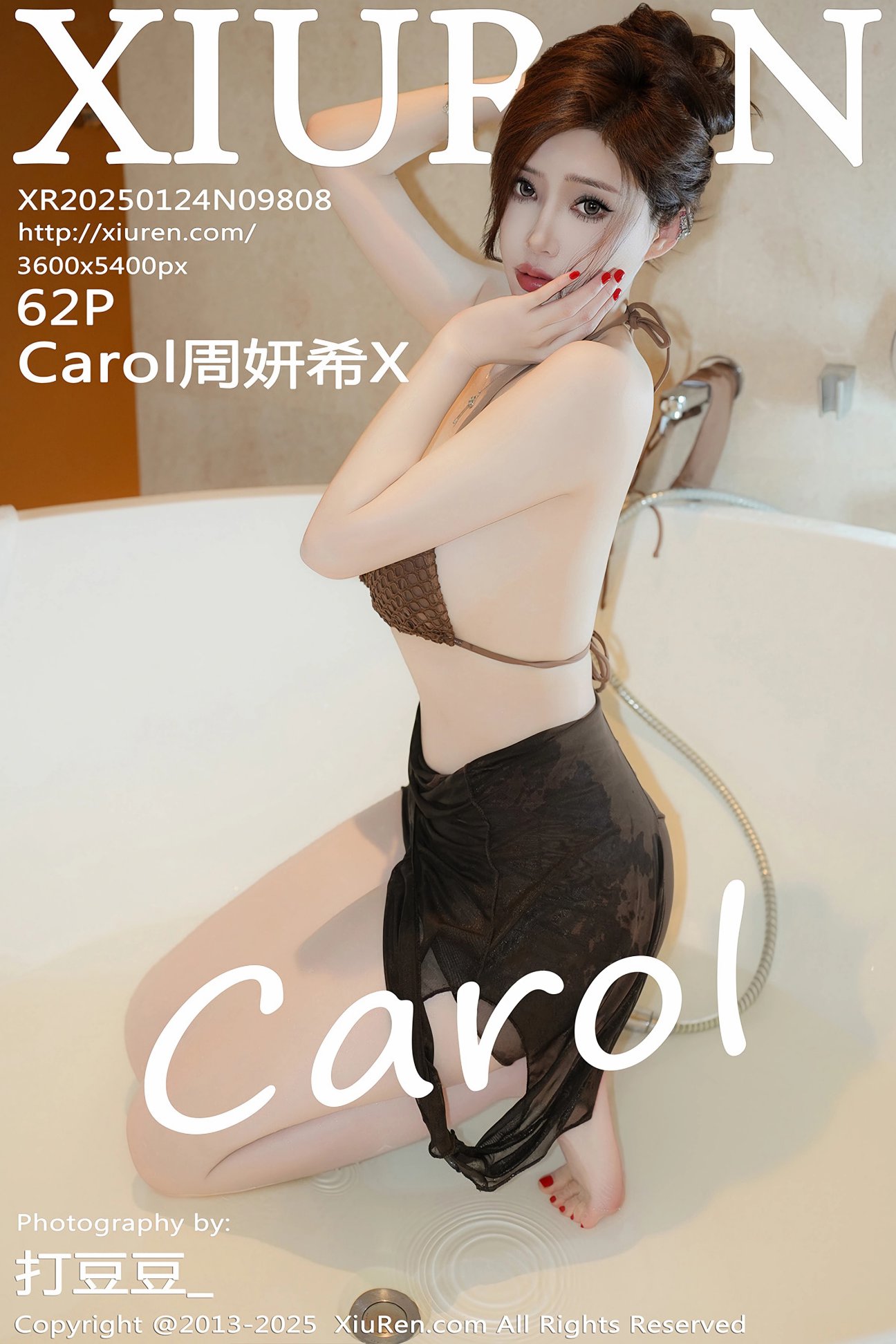 [XIUREN秀人网] 2025.01.24 NO.9808 Carol周妍希X [62P]